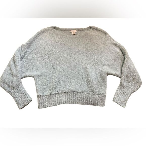 Sincerely Jules Pale Blue Fuzzy Dolman Sleeve Sweater - Picture 1 of 6